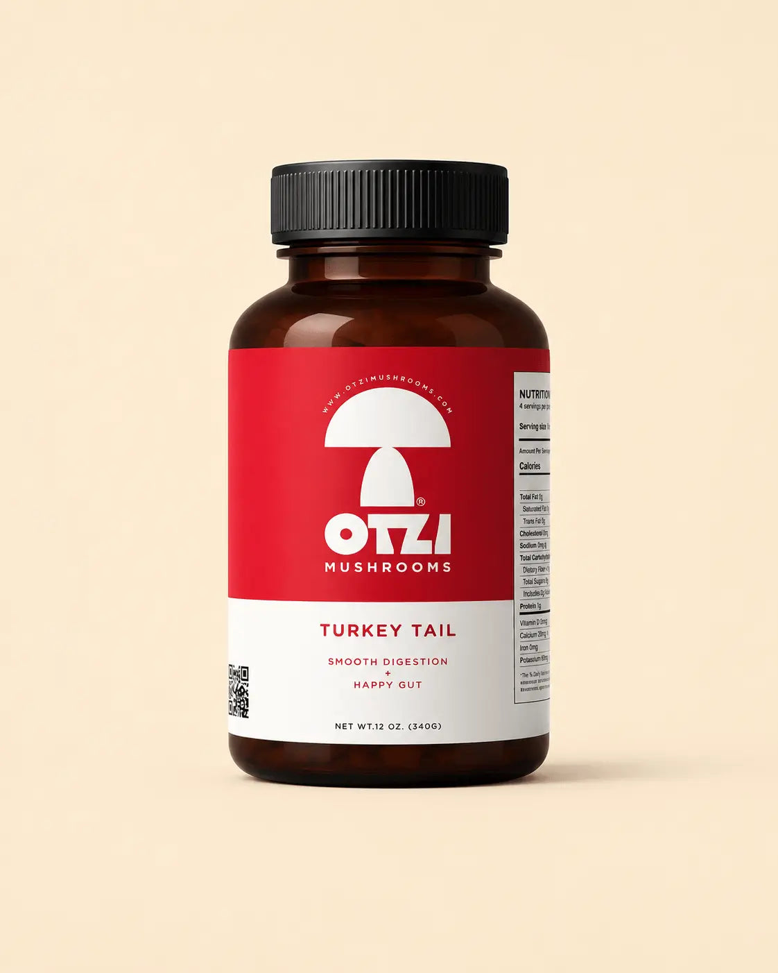 Turkey Tail Mushroom – Complément aux champignons pour digestion & bien-être intestinal